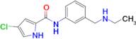 4-Chloro-N-{3-[(ethylamino)methyl]phenyl}-1h-pyrrole-2-carboxamide