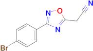 2-[3-(4-bromophenyl)-1,2,4-oxadiazol-5-yl]acetonitrile