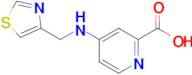 4-{[(1,3-thiazol-4-yl)methyl]amino}pyridine-2-carboxylic acid