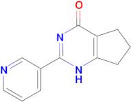 2-(pyridin-3-yl)-1H,4H,5H,6H,7H-cyclopenta[d]pyrimidin-4-one