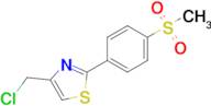 4-(Chloromethyl)-2-(4-methanesulfonylphenyl)-1,3-thiazole