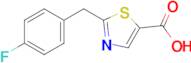 2-[(4-fluorophenyl)methyl]-1,3-thiazole-5-carboxylic acid