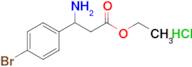 Ethyl 3-amino-3-(4-bromophenyl)propanoate hydrochloride