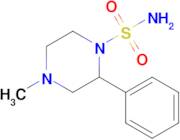 4-Methyl-2-phenylpiperazine-1-sulfonamide