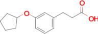 3-[3-(cyclopentyloxy)phenyl]propanoic acid