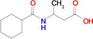 3-(Cyclohexylformamido)butanoic acid