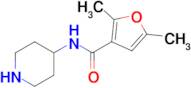 2,5-Dimethyl-N-(piperidin-4-yl)furan-3-carboxamide