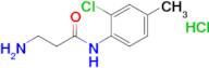 3-Amino-N-(2-chloro-4-methylphenyl)propanamide hydrochloride