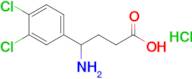 4-Amino-4-(3,4-dichlorophenyl)butanoic acid hydrochloride