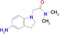 2-(5-Amino-2,3-dihydro-1h-indol-1-yl)-N,N-dimethylacetamide