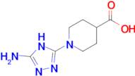 1-(5-Amino-4h-1,2,4-triazol-3-yl)piperidine-4-carboxylic acid