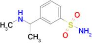 3-[1-(methylamino)ethyl]benzene-1-sulfonamide