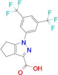 1-[3,5-bis(trifluoromethyl)phenyl]-1h,4h,5h,6h-cyclopenta[c]pyrazole-3-carboxylic acid