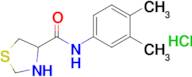 n-(3,4-Dimethylphenyl)-1,3-thiazolidine-4-carboxamide hydrochloride