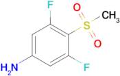 3,5-Difluoro-4-methanesulfonylaniline