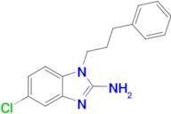 5-Chloro-1-(3-phenylpropyl)-1h-1,3-benzodiazol-2-amine