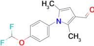 1-[4-(difluoromethoxy)phenyl]-2,5-dimethyl-1h-pyrrole-3-carbaldehyde