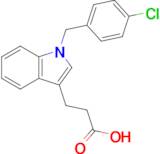 3-{1-[(4-chlorophenyl)methyl]-1h-indol-3-yl}propanoic acid