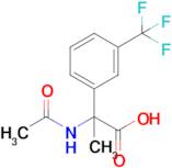 2-Acetamido-2-[3-(trifluoromethyl)phenyl]propanoic acid