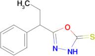 5-(1-phenylpropyl)-2,3-dihydro-1,3,4-oxadiazole-2-thione