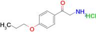 2-Amino-1-(4-propoxyphenyl)ethan-1-one hydrochloride