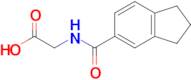 2-(2,3-Dihydro-1h-inden-5-ylformamido)acetic acid