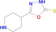 5-(piperidin-4-yl)-2,3-dihydro-1,3,4-oxadiazole-2-thione