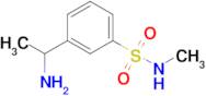 3-(1-Aminoethyl)-N-methylbenzene-1-sulfonamide