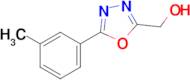 [5-(3-methylphenyl)-1,3,4-oxadiazol-2-yl]methanol