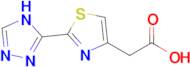 2-[2-(4h-1,2,4-triazol-3-yl)-1,3-thiazol-4-yl]acetic acid