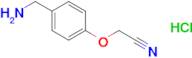 2-[4-(aminomethyl)phenoxy]acetonitrile hydrochloride