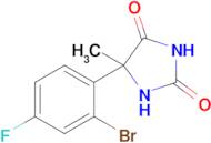 5-(2-Bromo-4-fluorophenyl)-5-methylimidazolidine-2,4-dione