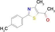 1-[4-methyl-2-(4-methylphenyl)-1,3-thiazol-5-yl]ethan-1-one