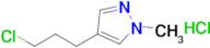 4-(3-Chloropropyl)-1-methyl-1h-pyrazole hydrochloride