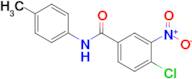 4-Chloro-N-(4-methylphenyl)-3-nitrobenzamide