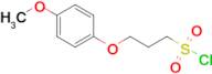 3-(4-Methoxyphenoxy)propane-1-sulfonyl chloride