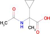 2-Cyclopropyl-2-acetamidopropanoic acid