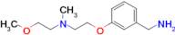 (3-{2-[(2-methoxyethyl)(methyl)amino]ethoxy}phenyl)methanamine