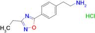 2-[4-(3-ethyl-1,2,4-oxadiazol-5-yl)phenyl]ethan-1-amine hydrochloride