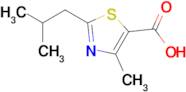 4-Methyl-2-(2-methylpropyl)-1,3-thiazole-5-carboxylic acid