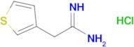 2-(Thiophen-3-yl)ethanimidamide hydrochloride