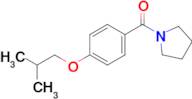 1-[4-(2-methylpropoxy)benzoyl]pyrrolidine