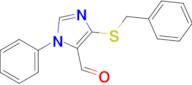 4-(Benzylsulfanyl)-1-phenyl-1h-imidazole-5-carbaldehyde