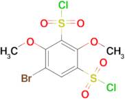 5-Bromo-2,4-dimethoxybenzene-1,3-disulfonyl dichloride