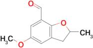 5-Methoxy-2-methyl-2,3-dihydro-1-benzofuran-7-carbaldehyde