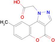 8-Methyl-4-oxo[1]benzopyrano[4,3-c]pyrazole-1(4H)-acetic acid