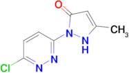 2-(6-chloropyridazin-3-yl)-5-methyl-2,3-dihydro-1H-pyrazol-3-one