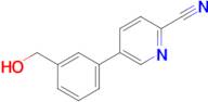 5-[3-(hydroxymethyl)phenyl]pyridine-2-carbonitrile