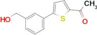 1-{5-[3-(hydroxymethyl)phenyl]thiophen-2-yl}ethan-1-one