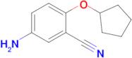 5-Amino-2-(cyclopentyloxy)benzonitrile